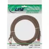 InLine kytkentäkaapeli S/FTP PiMF Cat.6 250MHz PVC kupari ruskea 25m