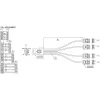 InLine SAS-kaapeli Mini SAS SFF8087 4x SATA suora OCR 1 m