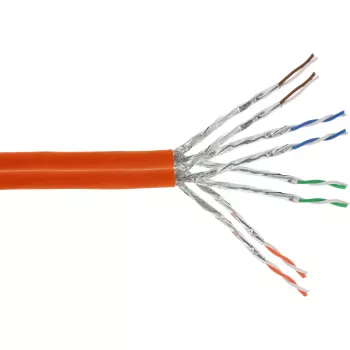 InLine duplex-asennuskaapeli S/FTP PiMF Cat.7a AWG23 1200MHz, LSOH, 100m