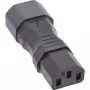 InLine verkkosovitin IEC 60320 C14–C13, 3-napainen, kylmälaiteuros