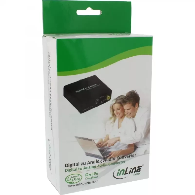 Äänimuunnin digitaalinen analogiseksi InLine 65002K