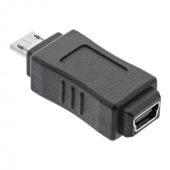 InLine Micro-USB-sovitin Micro-B pistoke / Mini-USB 5-pin liitin
