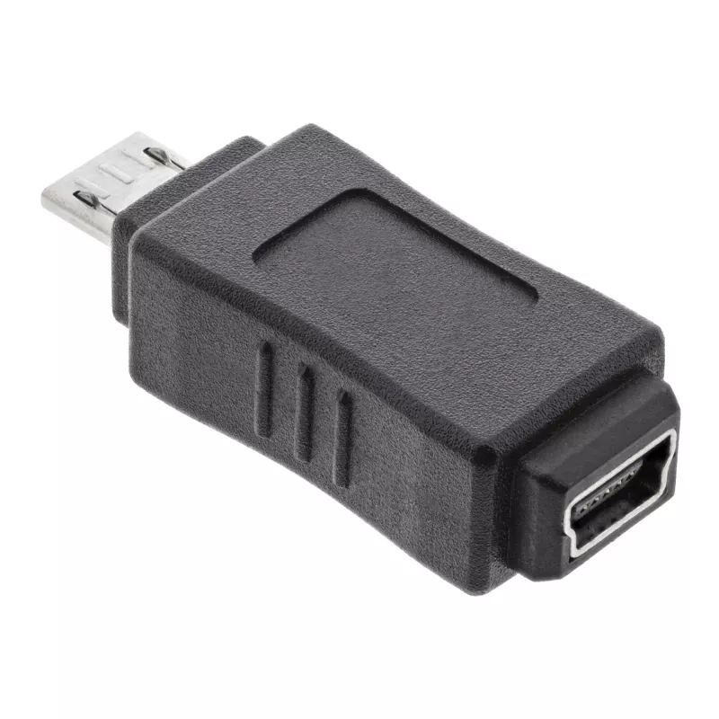 InLine Micro-USB-sovitin Micro-B pistoke / Mini-USB 5-pin liitin