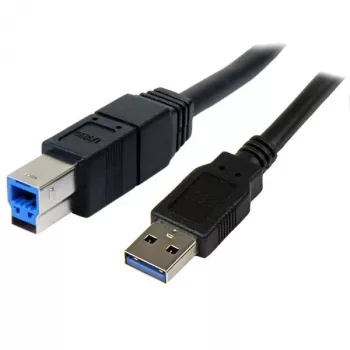 StarTech.com 3 m musta SuperSpeed USB 3.0 -kaapeli A-B - M/M
