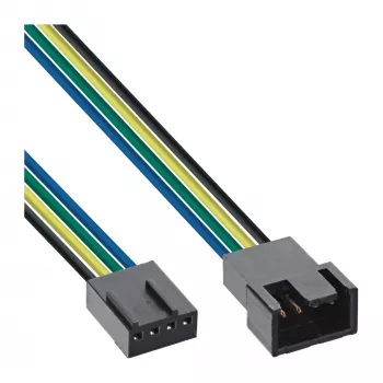 InLine tuuletinkaapelin jatko 4-pin Molex pistoke/liitin 0,30 m