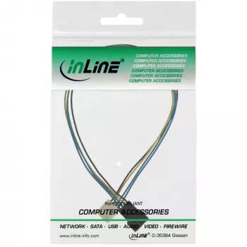 InLine tuuletinkaapelin jatko 4-pin Molex pistoke/liitin 0,30 m