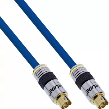 InLine S-VHS-videokaapeli Premium 4-pin Mini-DIN pistoke / pistoke kullattu 3 m