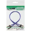 InLine Premium RCA -audiokaapeli 2x RCA-pistoke/pistoke kullattu 3 m