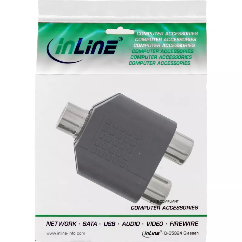 InLine audioadapteri 3,5 mm -pistoke / 1x RCA-liitäntä mono