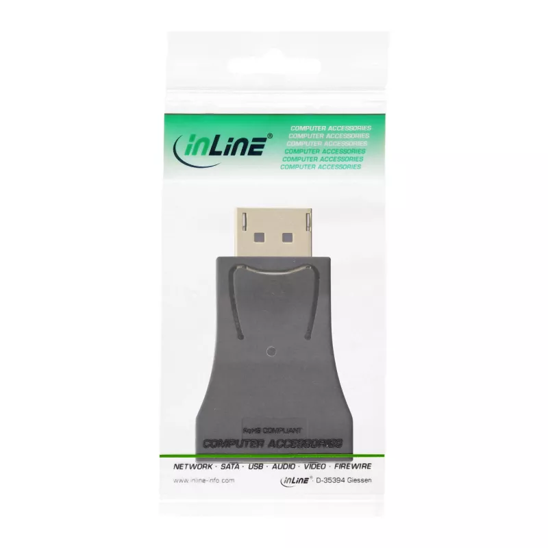InLine DisplayPort-muunnin, DisplayPort-pistoke / VGA-liitäntä, FullHD/60Hz