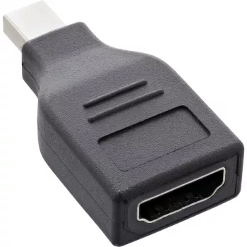 InLine DisplayPort-muunnin, mini DisplayPort -pistoke / HDMI-liitäntä, FullHD/60Hz