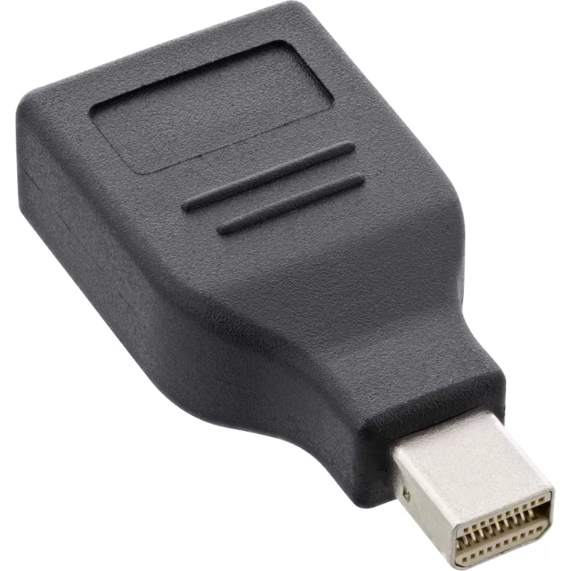 InLine DisplayPort-adapteri, Mini DisplayPort -pistoke / DisplayPort-liitäntä, 4K/60Hz