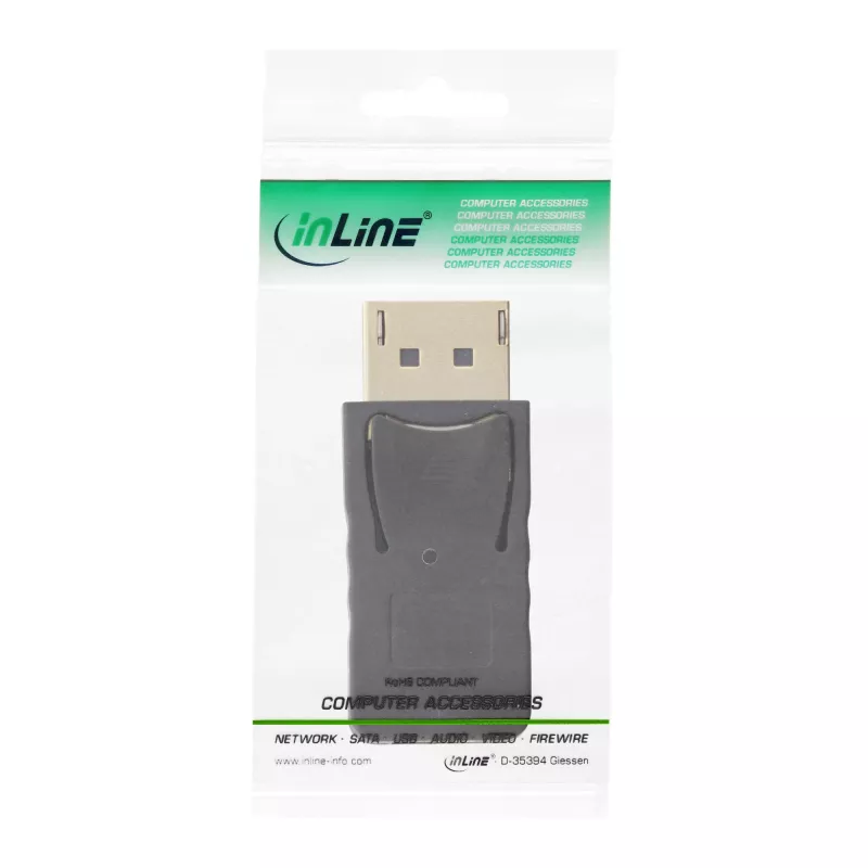 InLine DisplayPort-adapteri, DisplayPort-uros / Mini DisplayPort-naaras, 4K/60Hz