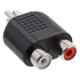 InLine audioadapteri RCA-pistoke / 2x RCA-liitäntä 99310