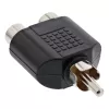 InLine audioadapteri RCA-pistoke / 2x RCA-liitäntä 99310