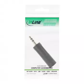InLine audioadapteri 3,5 mm -pistoke / 6,3 mm -kuulokeliitäntä stereo