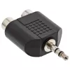 Audioadapteri 3,5 mm -pistoke / 2x RCA-liitäntä stereo InLine 99302