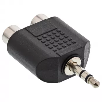 Audioadapteri 3,5 mm -pistoke / 2x RCA-liitäntä stereo InLine 99302