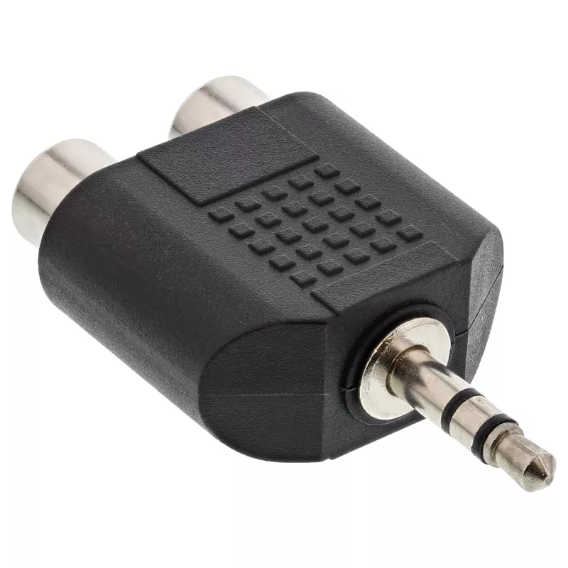 Audioadapteri 3,5 mm -pistoke / 2x RCA-liitäntä stereo InLine 99302