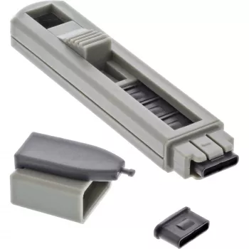 Kannettavan tietokoneen porttitulppa InLine 55724 USB-C 6 porttitulppaa sisältyy