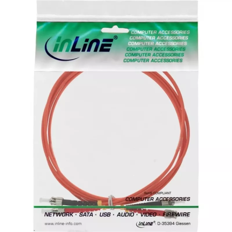 InLine kuitu-duplexkaapeli ST/ST 50/125µm OM2 2 m