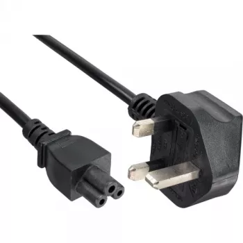 InLine virtakaapeli kannettavaan Englanti 3-napainen liitin 2 m