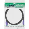 InLine PS/2 -kaapeli, M/F, musta/violetti, kullatut kontaktit, 2 m