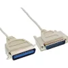 InLine tulostinkaapeli kaksisuuntainen 25-pin D-Sub - 36-pin Centronics 5 m