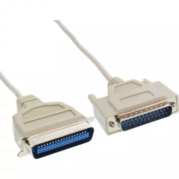InLine tulostinkaapeli kaksisuuntainen 25-pin D-Sub - 36-pin Centronics 5 m