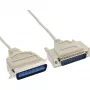 InLine tulostinkaapeli kaksisuuntainen 25-pin D-Sub - 36-pin Centronics 5 m
