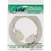 InLine nullmodem-kaapeli DB9 naaras / naaras, valettu, 5 m