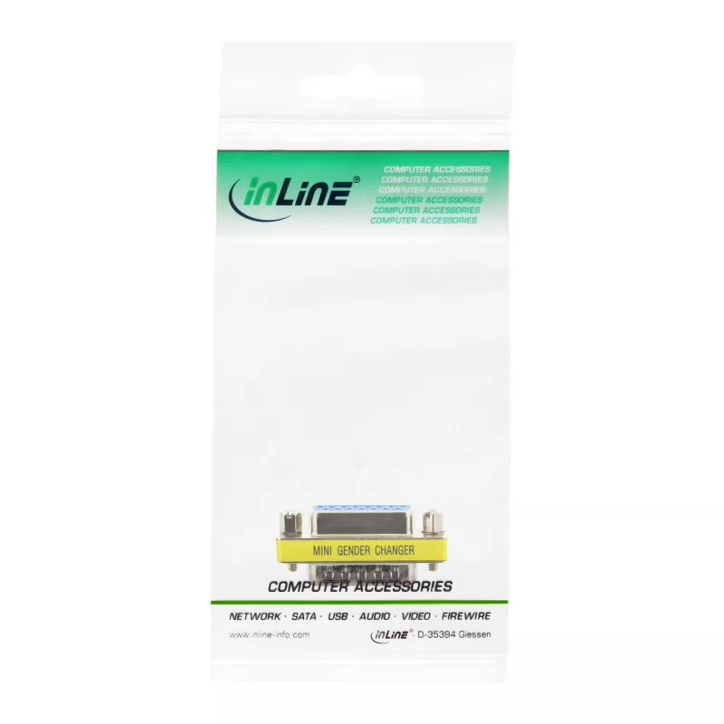 InLine mini-adapteri 15-pin peliportti uros / naaras
