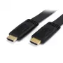 StarTech.com 5 m litteä High-Speed-HDMI®-kaapeli Ethernetillä – Ultra HD 4k x 2k HDMI-kaapeli – HDMI–HDMI M/M
