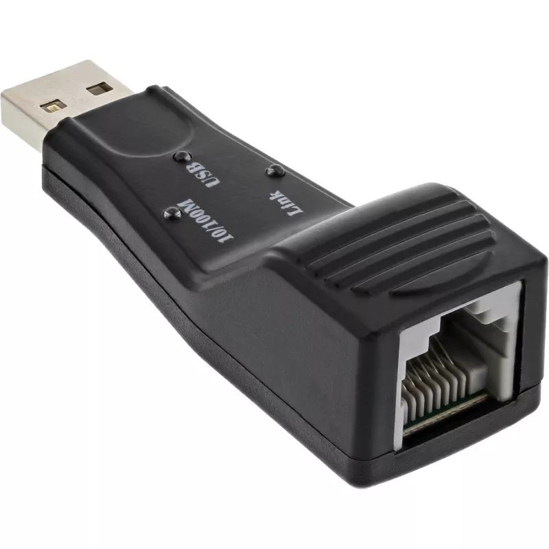 InLine USB 2.0 verkkosovitin 10 / 100MBit