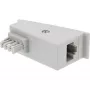 InLine TAE-F DSL -adapteri, TAE-F uros / RJ45 naaras, 8P2C Fritzboxille, harmaa