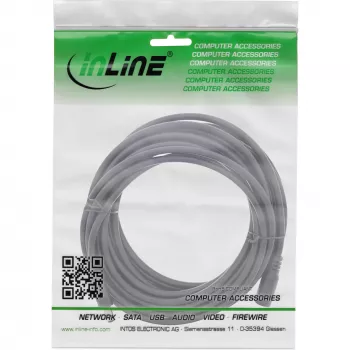 InLine DC-jatkojohto, DC-pistoke/liitin 5,5x2,1 mm, AWG 18, musta 3 m