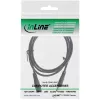 InLine DC-jatkojohto, DC-pistoke/liitin 5,5x2,1 mm, AWG 18, musta 2 m
