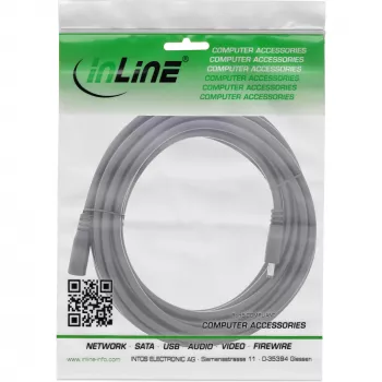 InLine DC-jatkojohto, DC-pistoke/liitin 4,0x1,7 mm, AWG 18, musta 5 m
