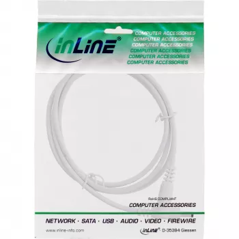 InLine DC-jatkojohto, DC-pistoke/liitin 4,0x1,7 mm, AWG 18, valkoinen 0,5 m