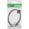 InLine DC-jatkojohto, DC-pistoke/liitin 3,5x1,35 mm, AWG 18, musta 1 m