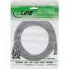 InLine DC-jatkojohto, DC-pistoke/liitin 5,5x2,5 mm, AWG 18, musta 5 m