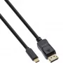 InLine USB-näyttökaapeli, USB-C-pistoke – DisplayPort-pistoke, 7,5 m