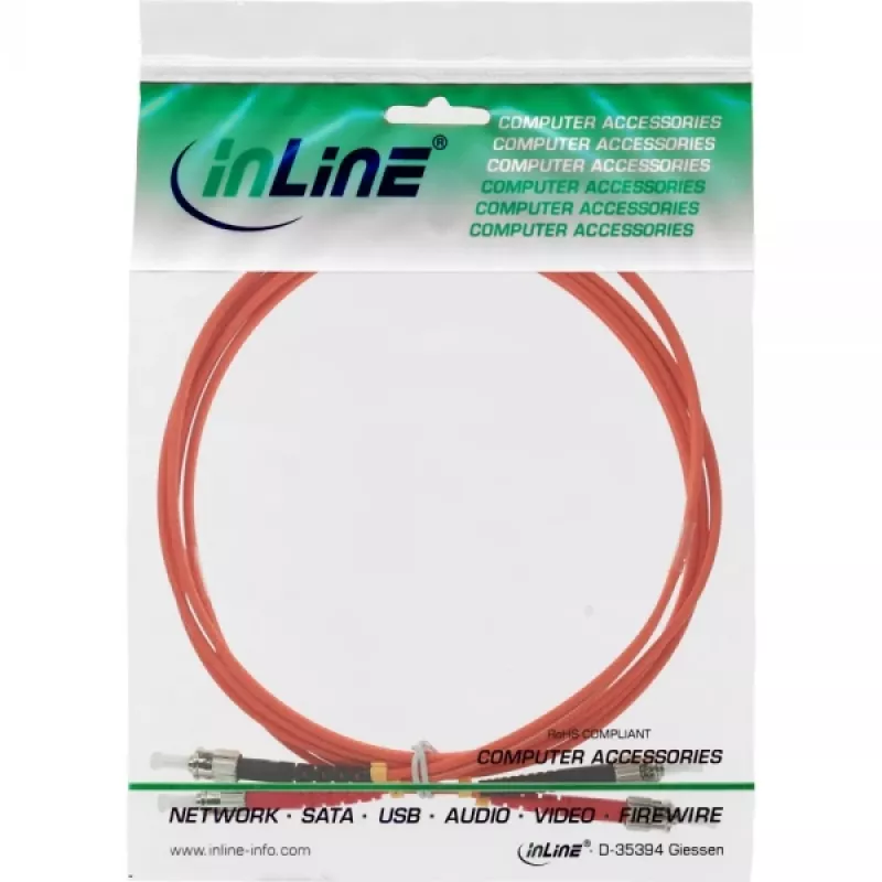 InLine kuitu-duplexkaapeli ST/ST 50/125µm OM2 3m