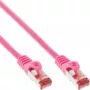 InLine verkkokaapeli S/FTP PiMF Cat.6 250MHz PVC kupari roosa 2m