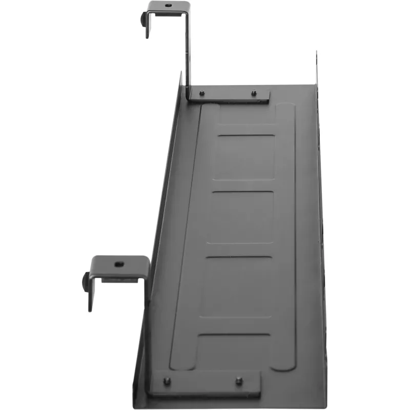 Kaapelikaukalo/-hylly pöydän alle asennettava InLine 131×590×74 mm, musta