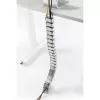 InLine 59996B joustava kaapelikouru korkeussäädettäville pöydille, 4 kammiota, 68x36 mm, 1,28 m, harmaa