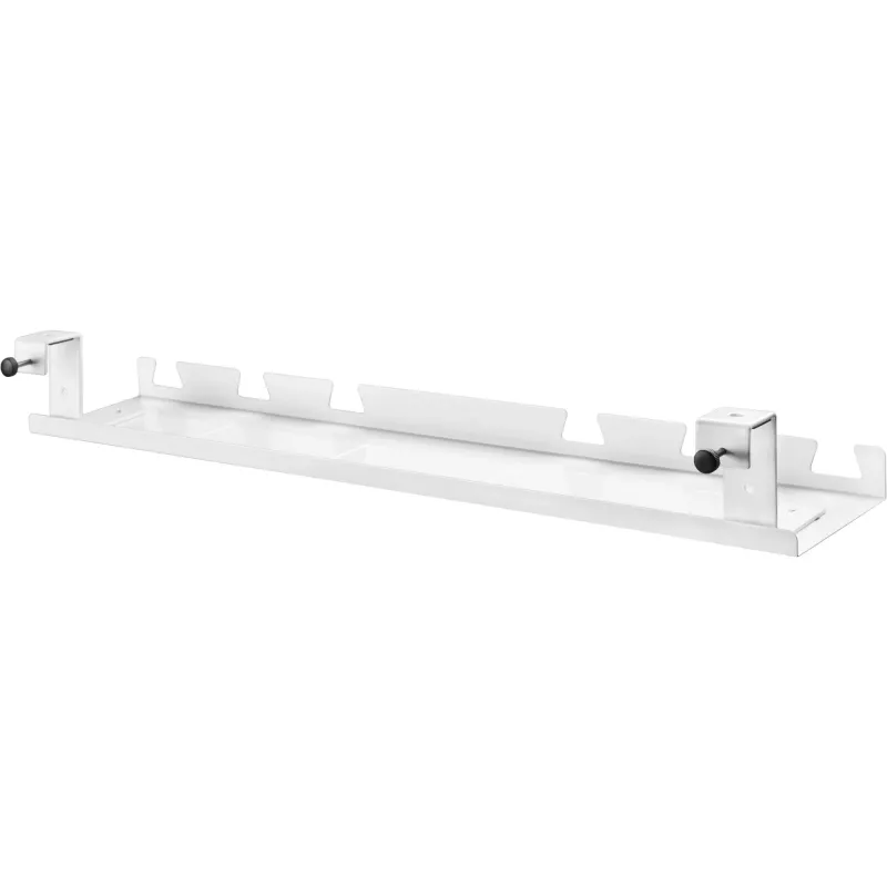 Kaapelikanava/teline pöydän alle asennettava InLine 131×590×74 mm, valkoinen