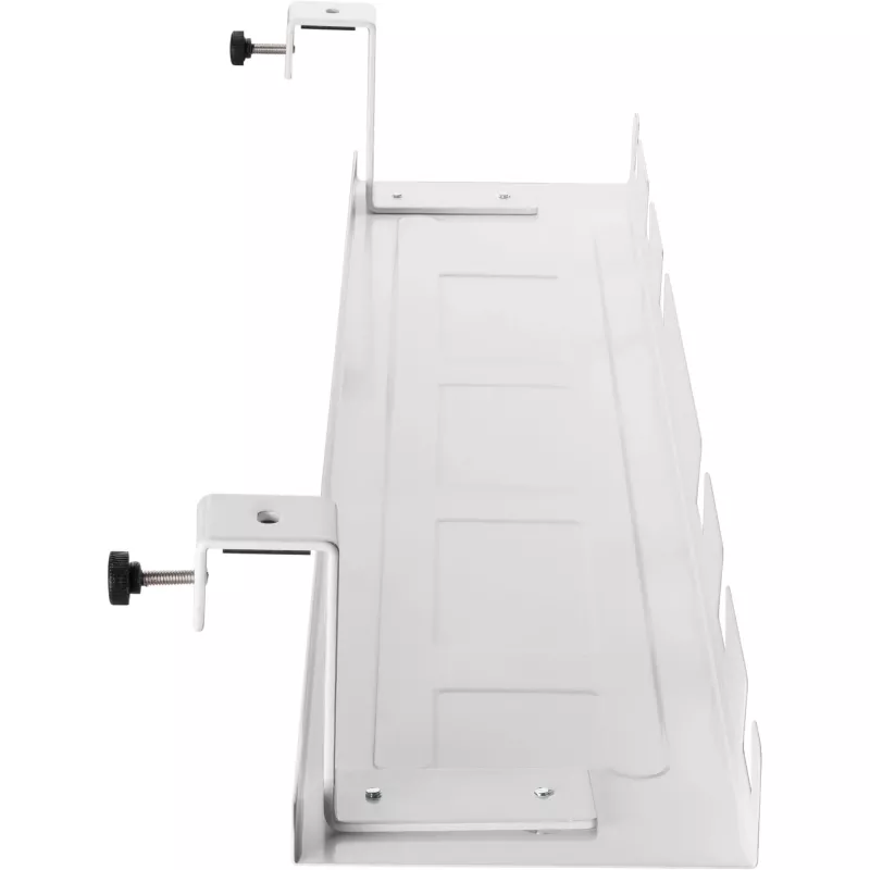 Kaapelikanava/teline pöydän alle asennettava InLine 131×590×74 mm, valkoinen