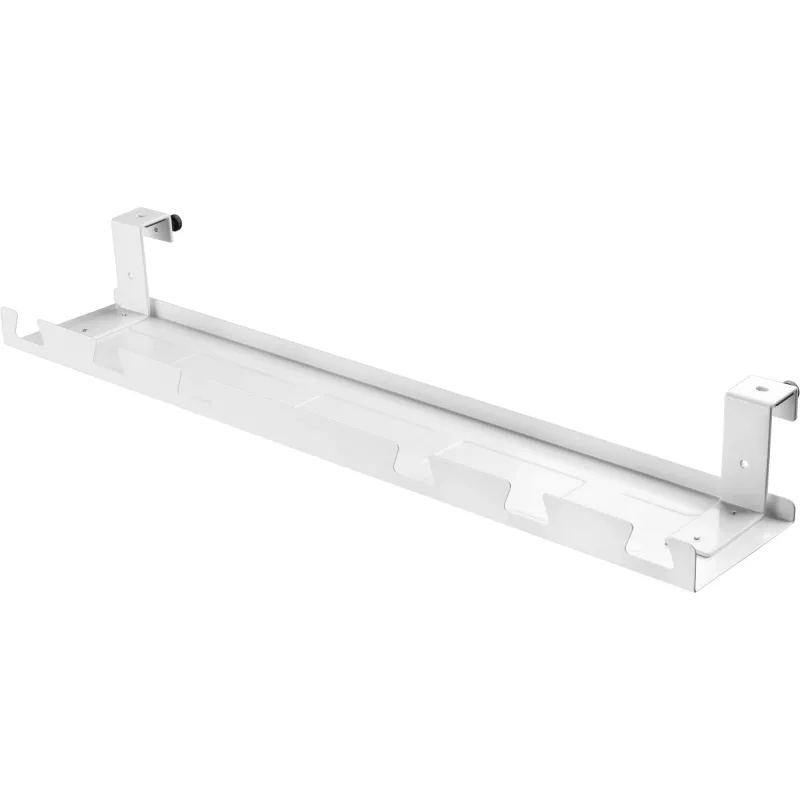 Kaapelikanava/teline pöydän alle asennettava InLine 131×590×74 mm, valkoinen