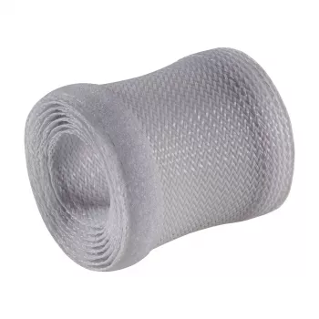 InLine Kangaskaapelisuojus tarrakiinnityksellä, 1 m x 40 mm, harmaa